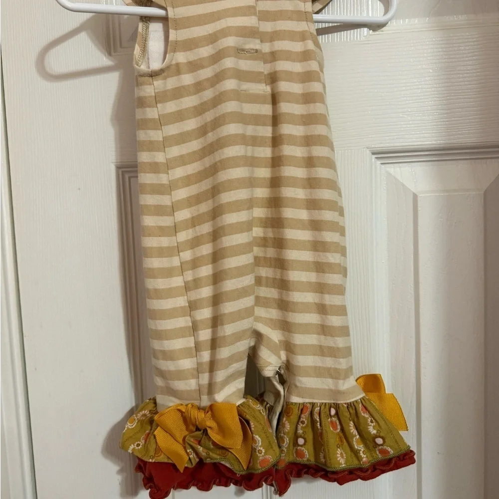 Ricrac & Ruffles Sunflower Romper